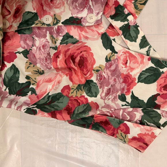 Carol Anderson | VNTG Floral Button-Down Dress with Belt - Picture 5 of 11